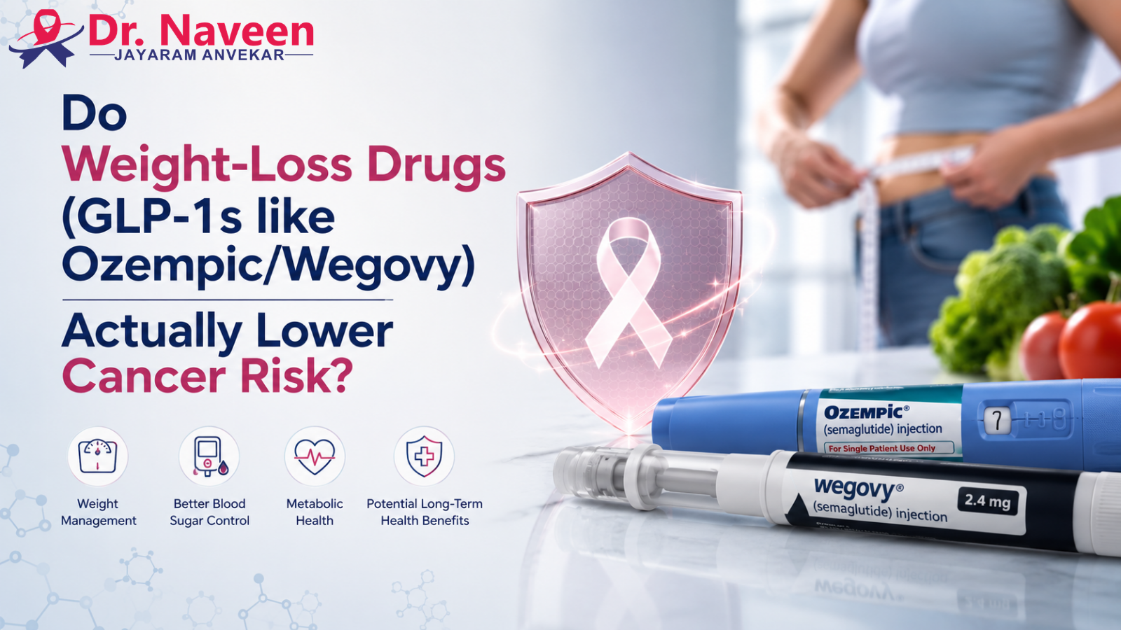 Do Weight-Loss Drugs (GLP-1s like Ozempic/Wegovy) Actually Lower Cancer Risk?
